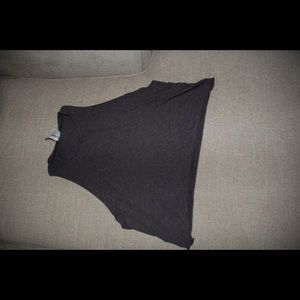 Gray muscle tee worn once